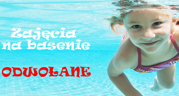 Odwołanie zajęć na basenie